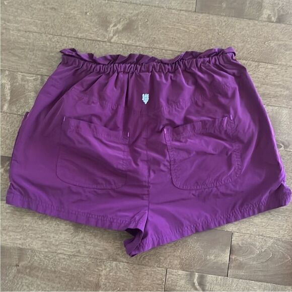 Free People Movement Off The Grid Hiking Shorts With Pockets Purple - Picture 7 of 9